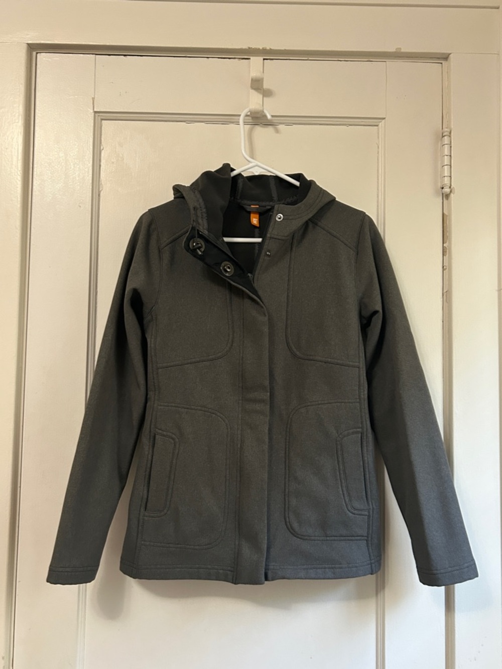 Women’s Lucy Cozy Gray Hooded Jacket - Size Small